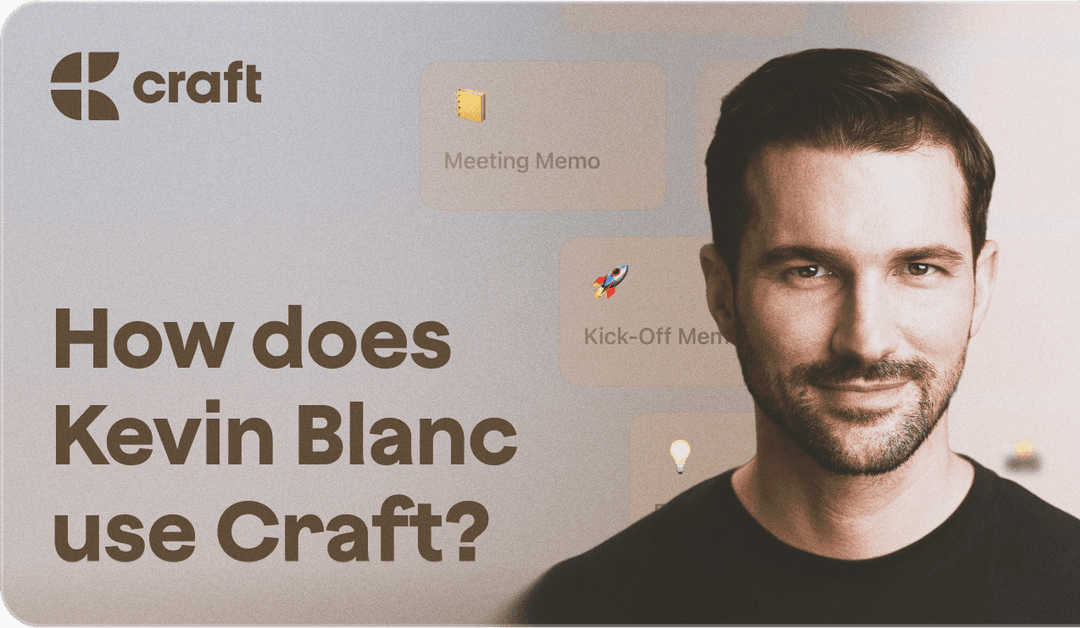 Craft User Stories: Behind the Scenes of Filmmaking with Kevin